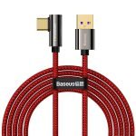 Cable USB to USB-C Baseus Legend Series, 66W, 2m (red)