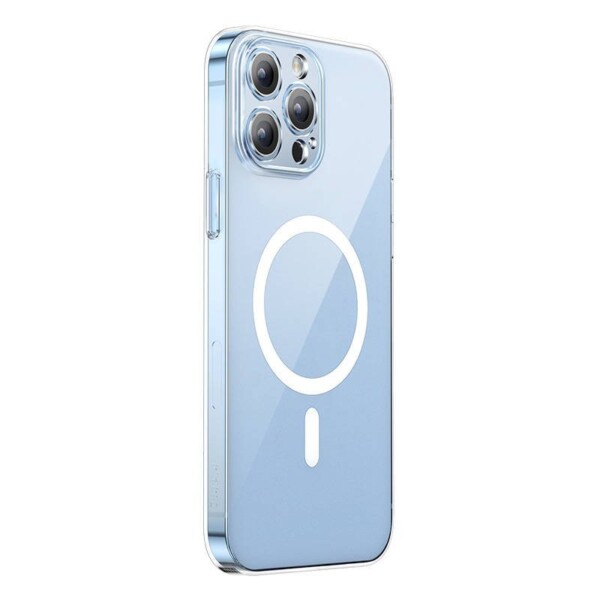 Phone case Baseus Magnetic Crystal Clear for iPhone 14 Pro (transparent) with all-tempered-glass screen protector and cleaning kit cena