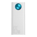Powerbank Baseus Amblight, 30000mAh, QC 3.0, PD, 3A, 65W (biela)