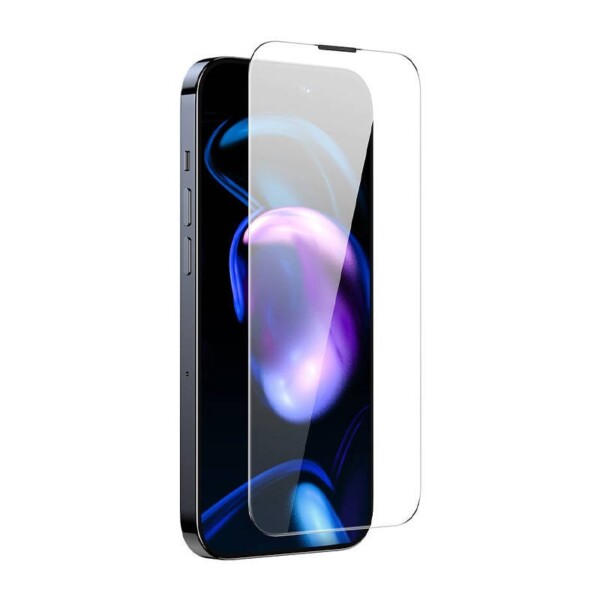 Baseus Schott HD Tempered Glass with dust filter 0.3mm for iPhone 14 Pro navod