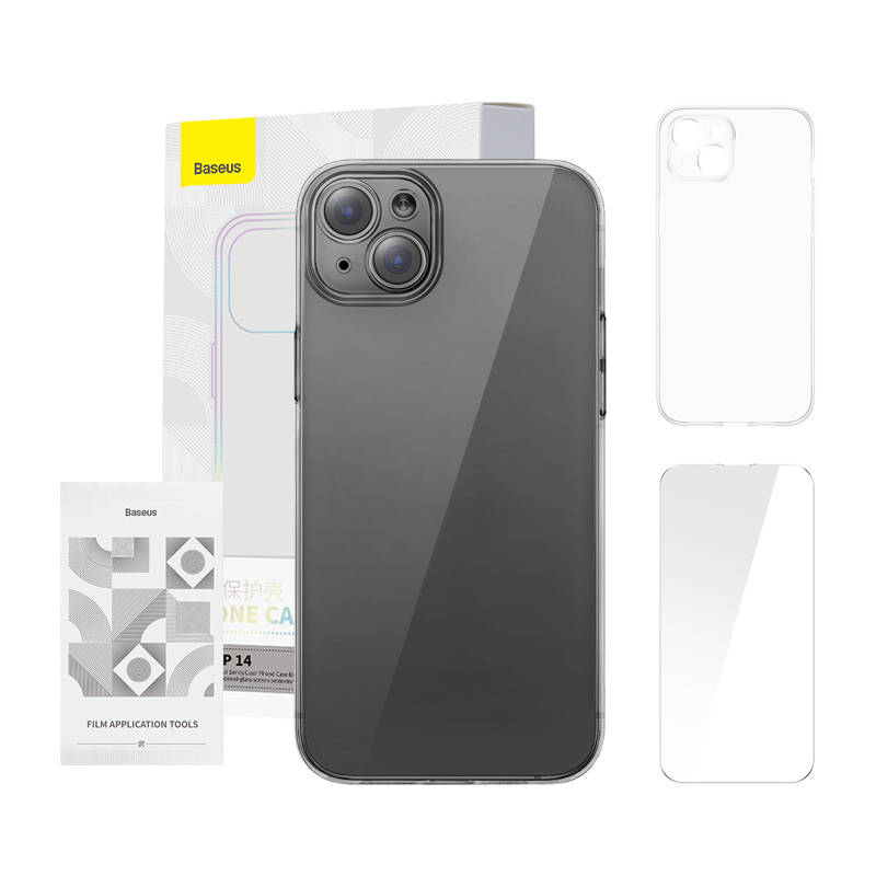 Clear Phone Case Baseus for iP 14 Crystal Series