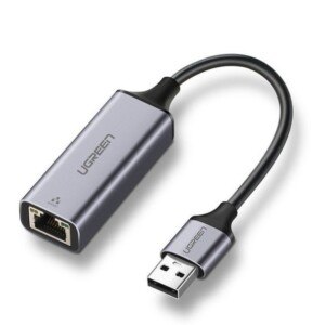 External Adapter UGREEN Gigabit Ethernet USB 3.0 (grey)