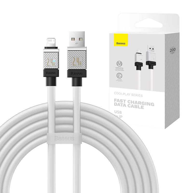 Fast Charging cable Baseus USB-A to Lightning CoolPlay Series 2m