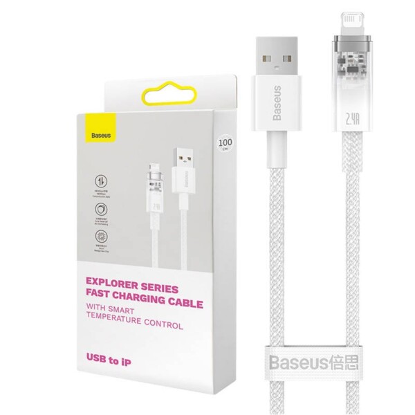 Fast Charging cable Baseus USB-A to Lightning Explorer Series 2m