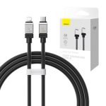Fast Charging cable Baseus USB-C to Coolplay Series 1m, 20W (black)