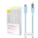 Rýchlonabíjací kábel Baseus USB-C na Lightning Explorer Series 2 m, 20 W (modrý)