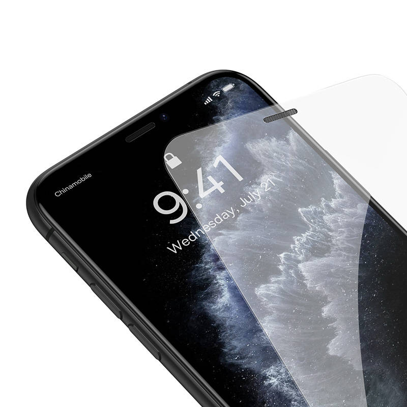 Tempered glass Baseus Schott HD 0.3 mm for iPhone XS Max/11 Pro Max cena
