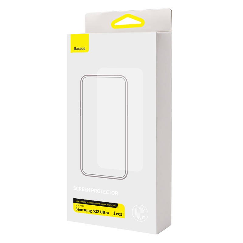 UV Curing Screen Protector Baseus for Samsung S22 Ultra navod