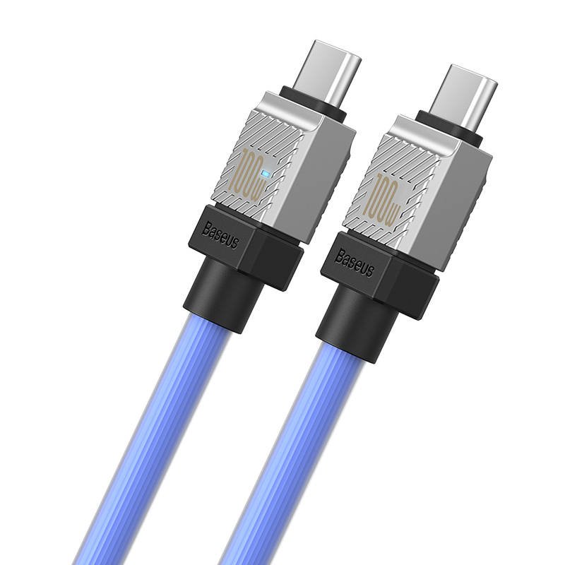 Cable USB-C do USB-C Baseus CoolPlay 100W 1m (blue) distributor