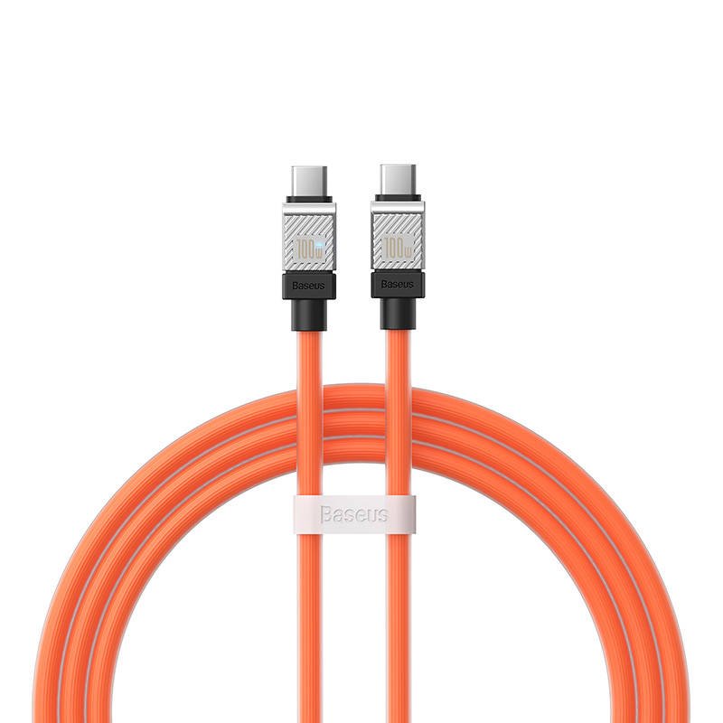 Cable USB-C do USB-C Baseus CoolPlay 100W 1m (orange) navod