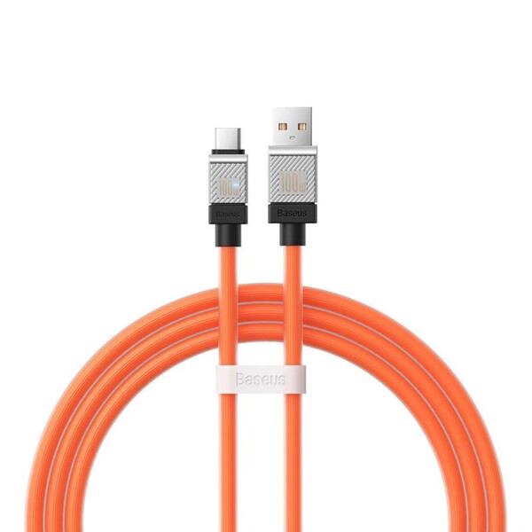 Cable USB do USB-C Baseus CoolPlay 100W 1m (orange) navod