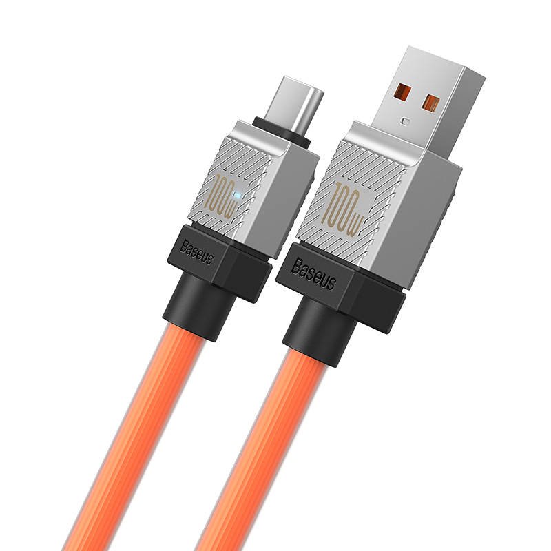 Cable USB do USB-C Baseus CoolPlay 100W 1m (orange) distributor