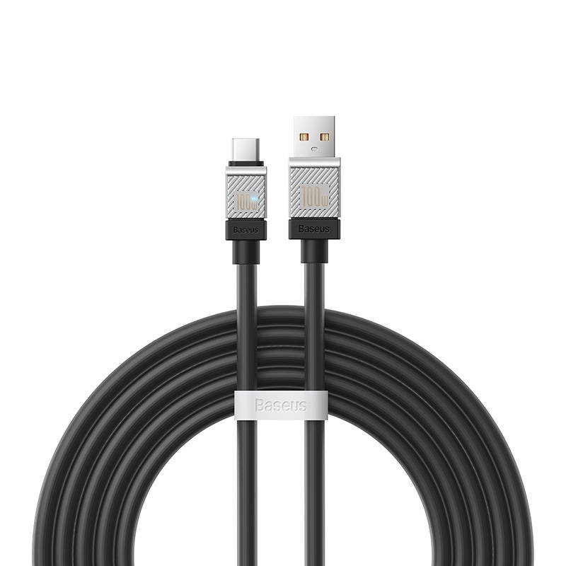 Cable USB do USB-C Baseus CoolPlay 100W 2m (black) navod