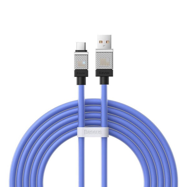 Cable USB do USB-C Baseus CoolPlay 100W 2m (blue) navod