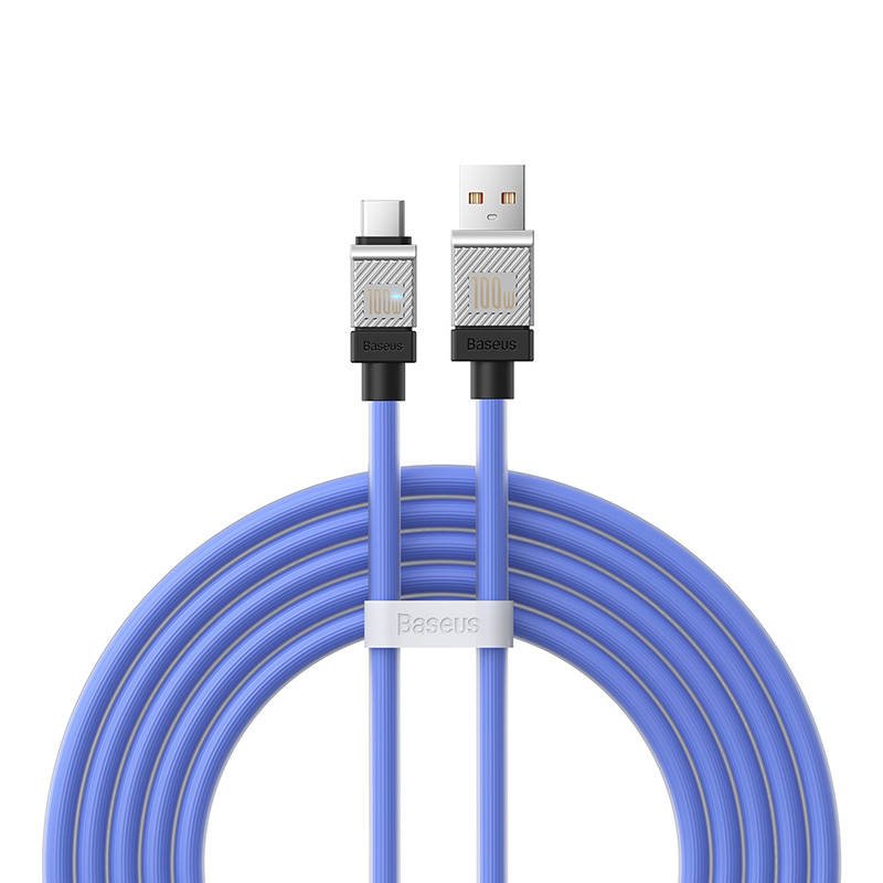 Cable USB do USB-C Baseus CoolPlay 100W 2m (blue) navod