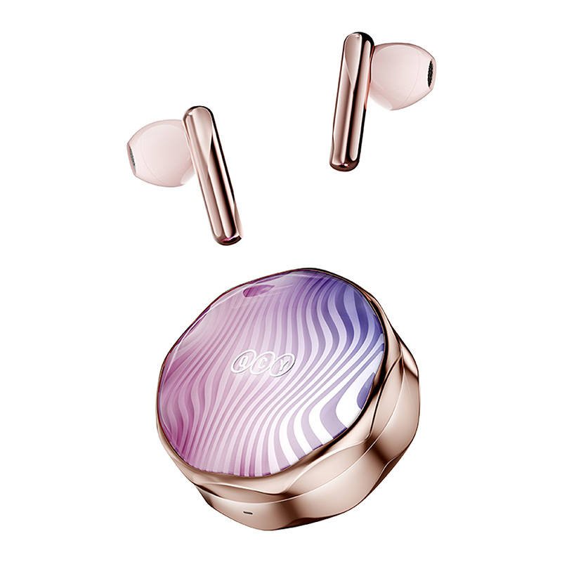 Earphones TWS QCY T21 (pink)