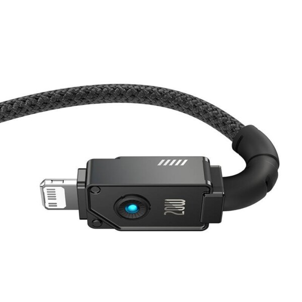 Fast Charging Cable Baseus USB-C to IP 20A 2M (Black) distributor