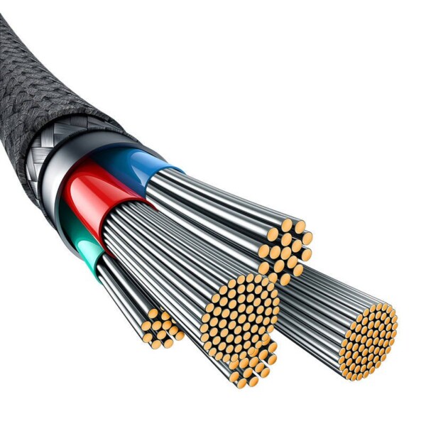 Fast Charging Cable Baseus USB-C to IP 20A 2M (Black) sk