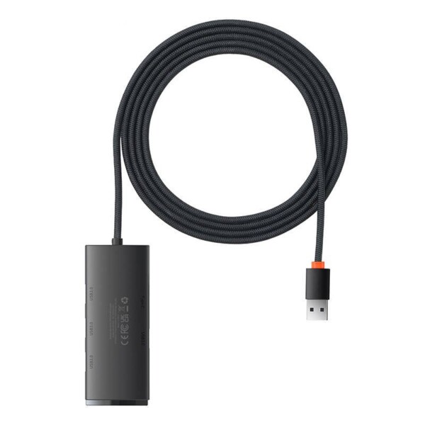 HUB Adapter 4-Port USB Baseus OS-Lite 25cm (Black) navod