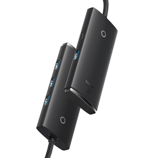 HUB Adapter 4-Port USB Baseus OS-Lite 25cm (Black) distributor