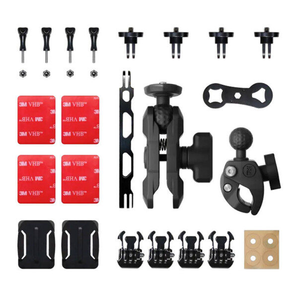Motocycle mount for Insta360 sports cameras (3
