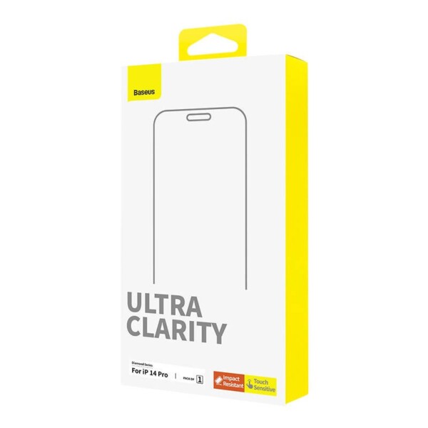 Tempered Glass screen protector  Baseus OS Diamond Series HD Iphone for 14 Pro(Clear) distributor