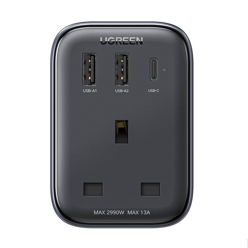 Travel adapter UK to EU plug UGREEN CD314 2xUSB-A
