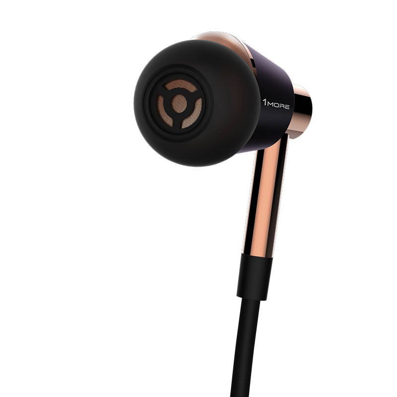 Wired earphones 1MORE Triple-Driver (gold) distributor