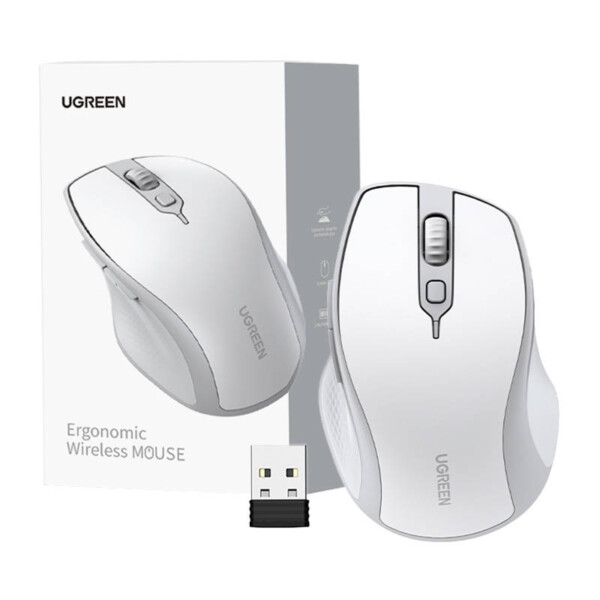 Wireless mouse UGREEN MU101 2.4G (White) distributor