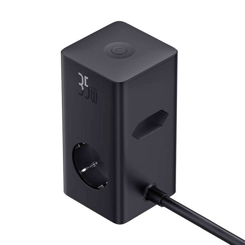 Powerstrip Baseus PowerCombo 35W (black) distributor