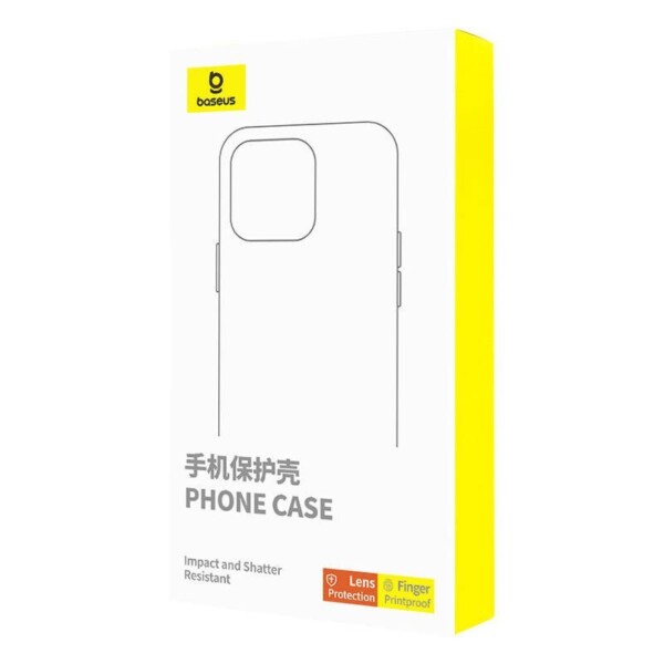 Case Baseus Synthetic Fiber iPhone 15 ProMax + tempered glass sk