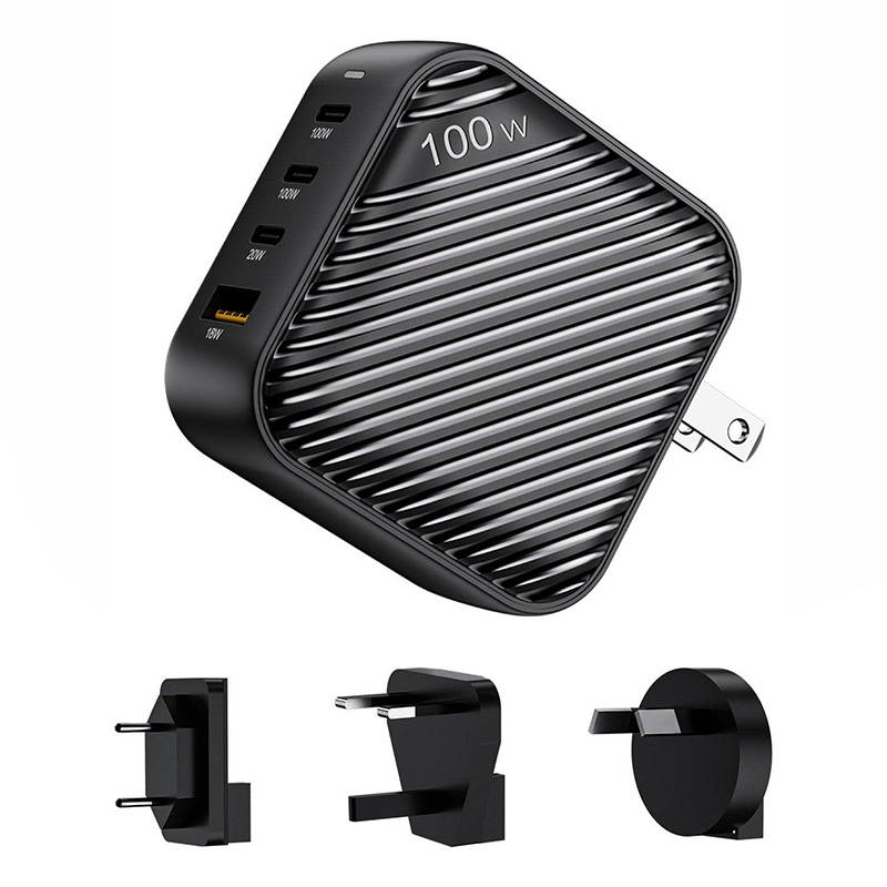 INVZI GanHub 3x USB-C + USB síťová nabíječka
