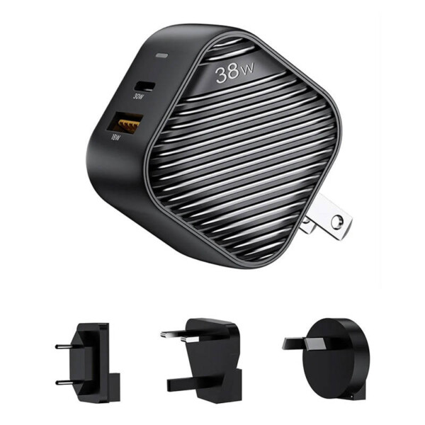 INVZI GanHub USB-C + USB síťová nabíječka