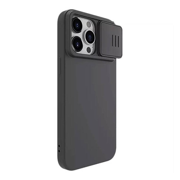 Nillkin CamShield Silky Silicone case for iPhone 15 Pro (classic black) cena