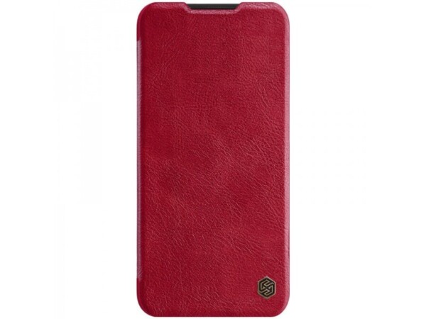 Nillkin koženkové flipové puzdro pre Xiaomi Redmi Note 8 (čínska verzia) Qin red