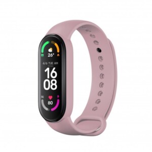 Remienok RhinoTech pre Xiaomi Mi Band 6, svetloružový