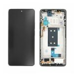 LCD dotykový rámček pre Xiaomi Poco F4 (2022) čierny (servisný balíček)