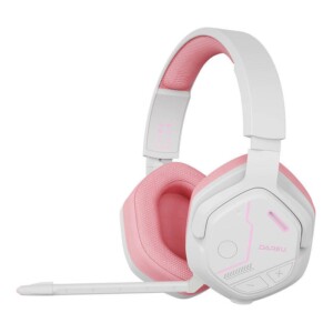 Bezdrátová herní sluchátka Dareu EH755 Bluetooth 2.4 G (růžová)