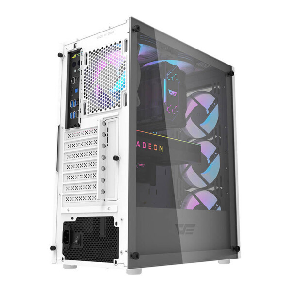 Computer Case Darkflash DK352 Plus  with 4 fans (Black & White) navod