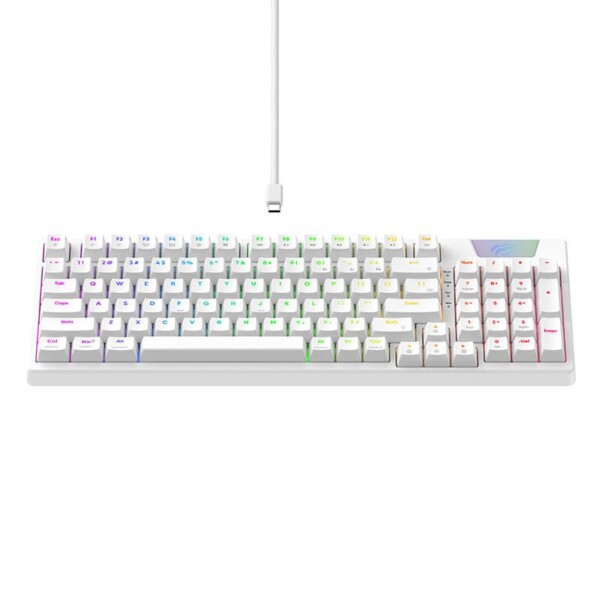 Gaming Keyboard Havit KB885L RGB (white) cena
