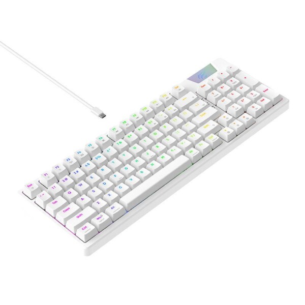 Gaming Keyboard Havit KB885L RGB (white) navod