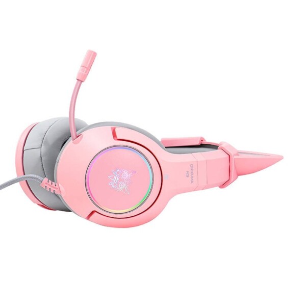 Gaming headphones ONIKUMA K9 Pink RGB sk