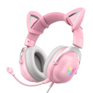 Gaming headphones ONIKUMA X11 Pink