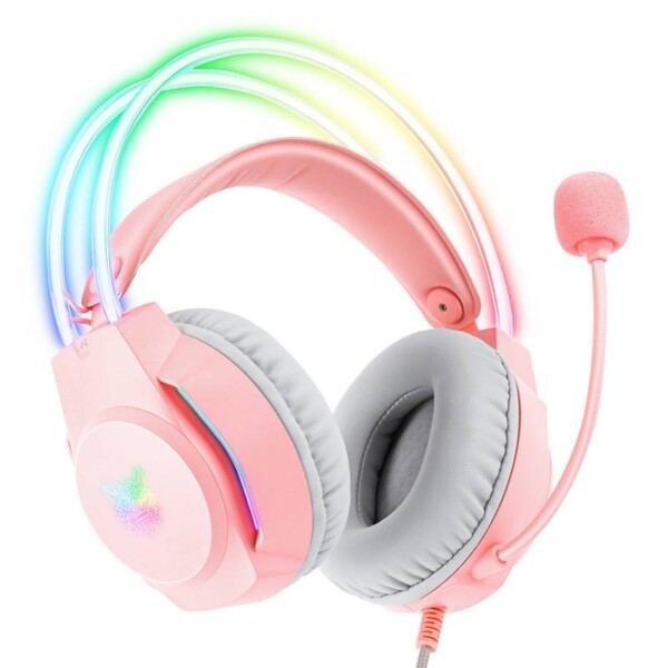 Gaming headphones ONIKUMA X26 Pink distributor