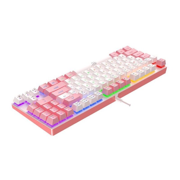 Gaming keyboard KB512L PRO (white pink) cena