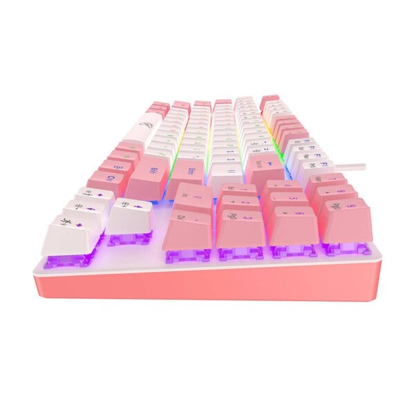 Gaming keyboard KB512L PRO (white pink) distributor