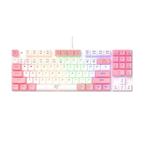 Gaming keyboard KB512L PRO (white pink) sk