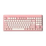 Herná klávesnica Delux KM18DB RGB (bielo-ružová)