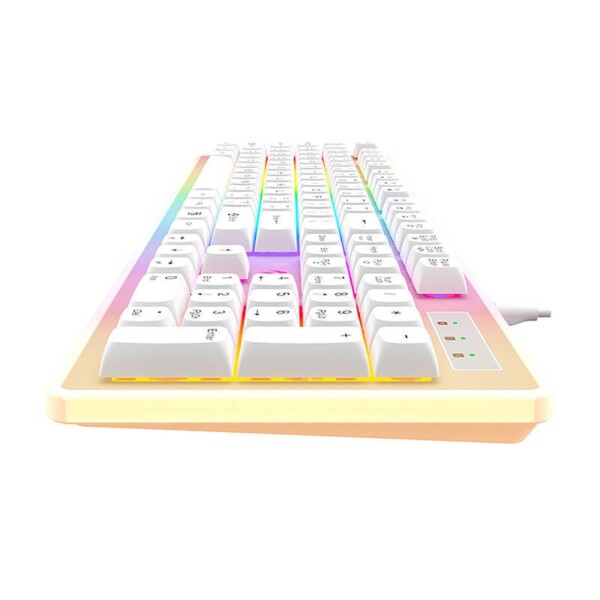 Herní klávesnice Havit KB876L RGB (bílá) navod