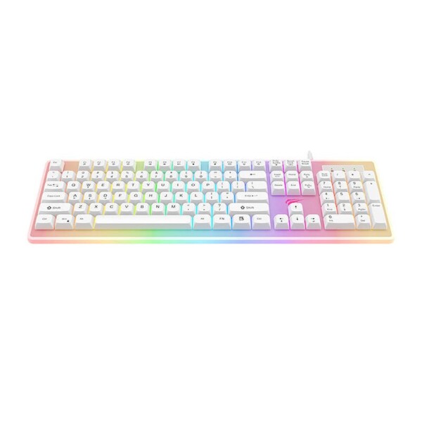 Herní klávesnice Havit KB876L RGB (bílá) distributor